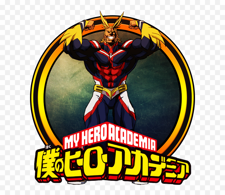 Boku No Hero Academia Logo - Boku No Hero Academia Title Png,All Might Png