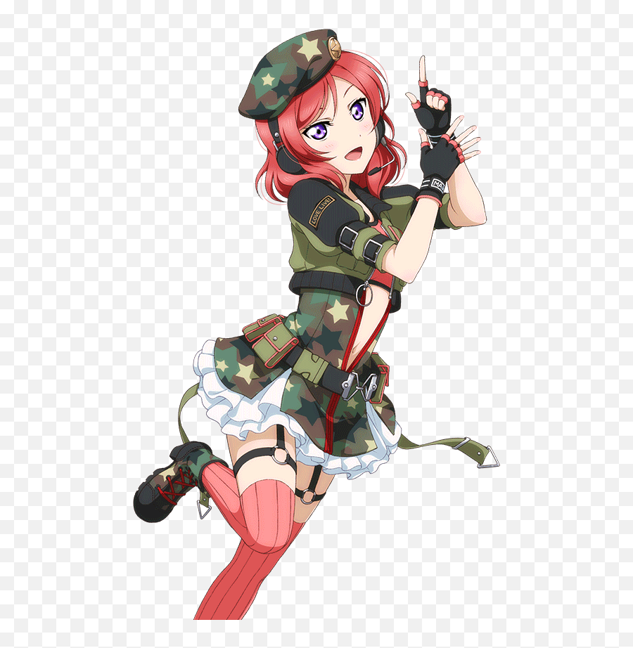 School Idol Tomodachi - Cards Album 595 Nishikino Maki Sr Love Live Maki Militar Png,Neferpitou Icon