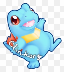 The Official Tumblr Of Clinkorz U2014 New Totodile Wanted To - Cartoon Png,Totodile Png