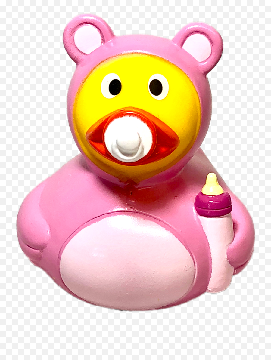 Download Baby Girl Rubber Duck - Bath Toy Full Size Png Rubber Duck,Baby Chicks Png