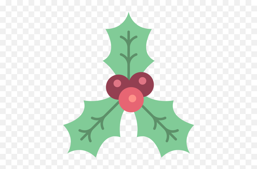 Christmas Holly Xmas Icon - White Outline Christmas Icon Png,Christmas Holly Png