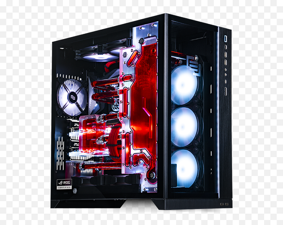 Maingear Rush The Gaming Desktop Perfected - Maingear Apex Hardline Cooling Png,Fan Icon On Computer Case
