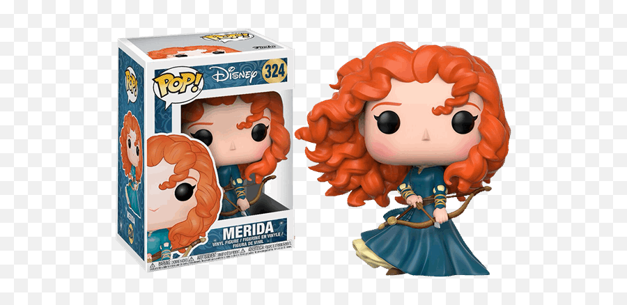 Disney - Figurine Pop Princesse Png,Merida Png
