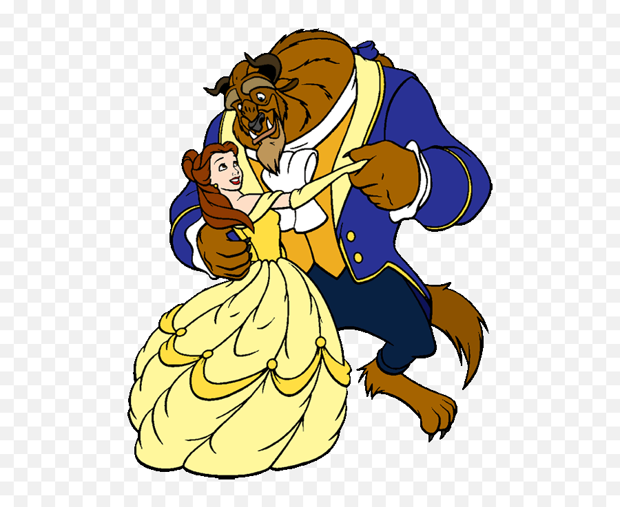 Download Free Png Beauty And The Beast Clipart - Belle And The Beast From Beauty,Beauty And The Beast Rose Png