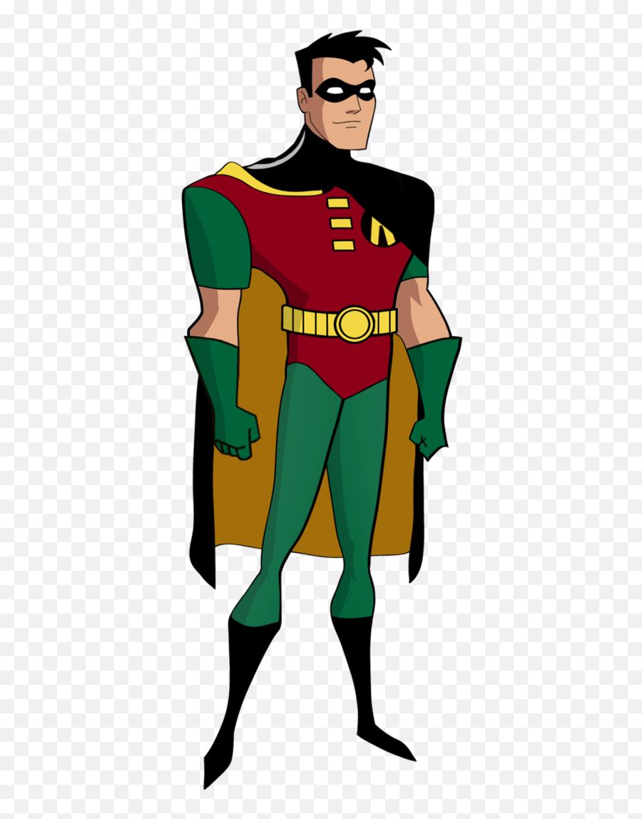 Robin Batman Png 3 Image - Cartoon Robin Batman,Batman And Robin Png