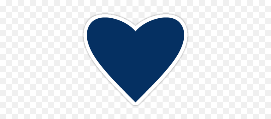 Free Blue Heart Transparent Background Download Clip - Navy Blue Redbubble Stickers Blue Png,Blue Heart Png