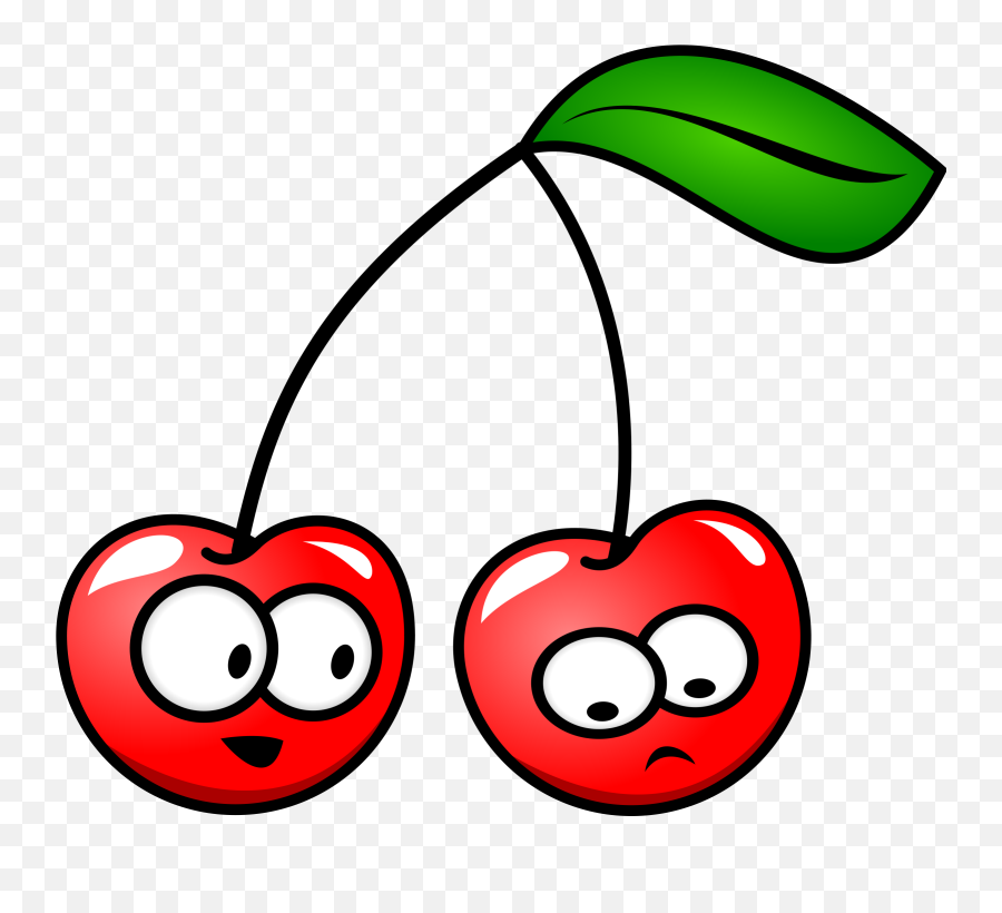 Cherry Clip Art - Cartoon Cherries With Faces Png Download Cherries Clipart,Cherries Png
