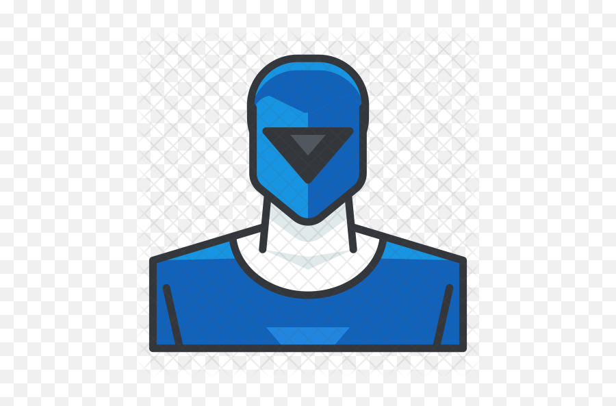 Blue Power Ranger Icon - Color Power Rangers Outline Png,Power Ranger Png