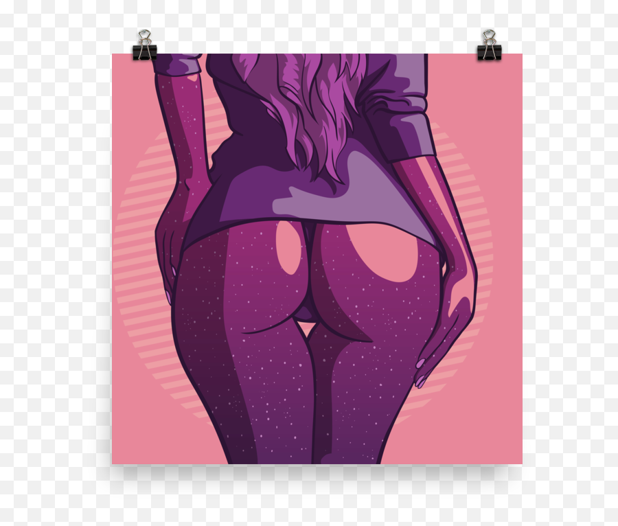 Printed Watercolour Hot Girl Poster - Hot Girls Art Png,Hot Woman Png