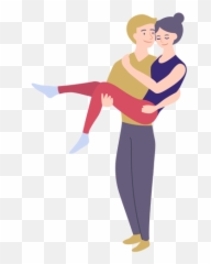 Couple Lady Man Flat - Transparent Png U0026 Svg Vector File Cartoon Image Couple Vector Png Vexel,Hillary Clinton Transparent Background