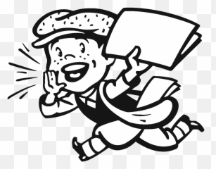 Newspaper Headline Clip Art - Extra Read All About It Clipart png