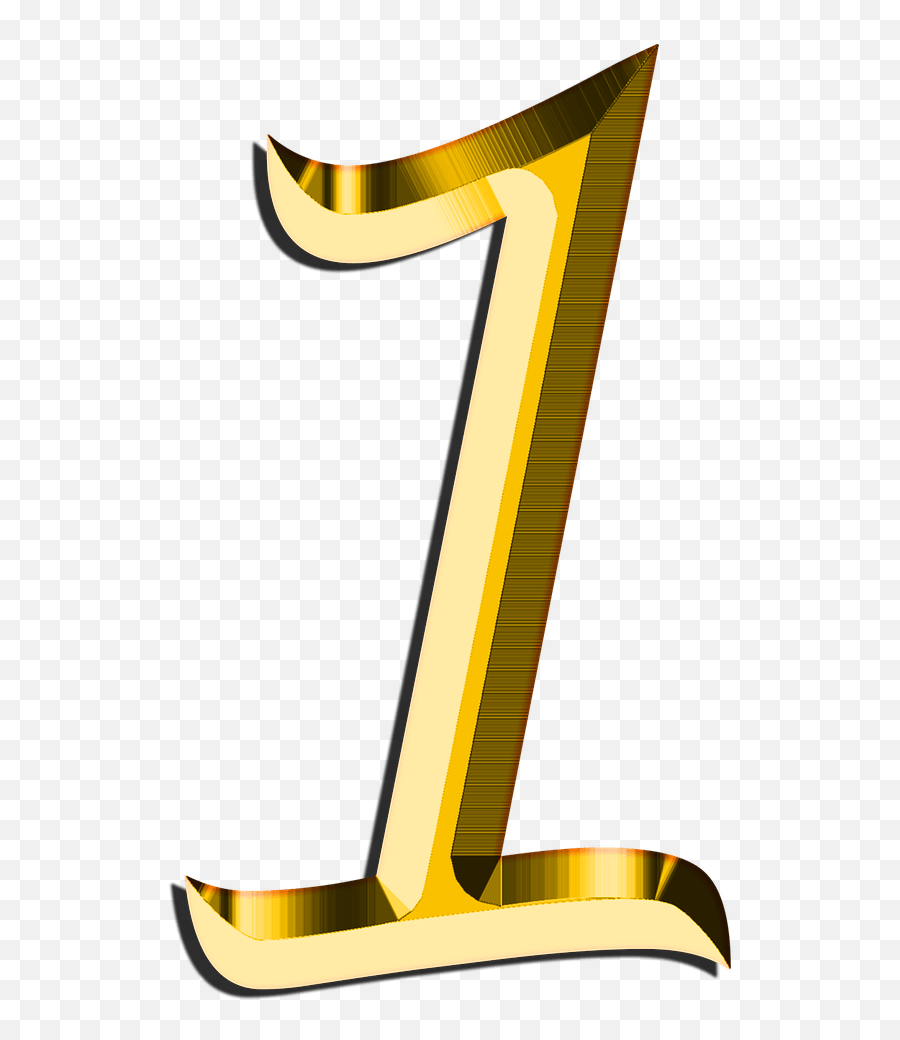 Golden Number 1 Transparent Png - Birthday Symbol 1,1 Png - free ...