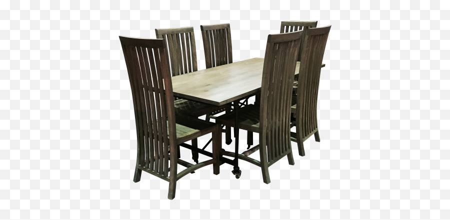 Farmhouse Dining Table Set - Chair Png,Dinner Table Png
