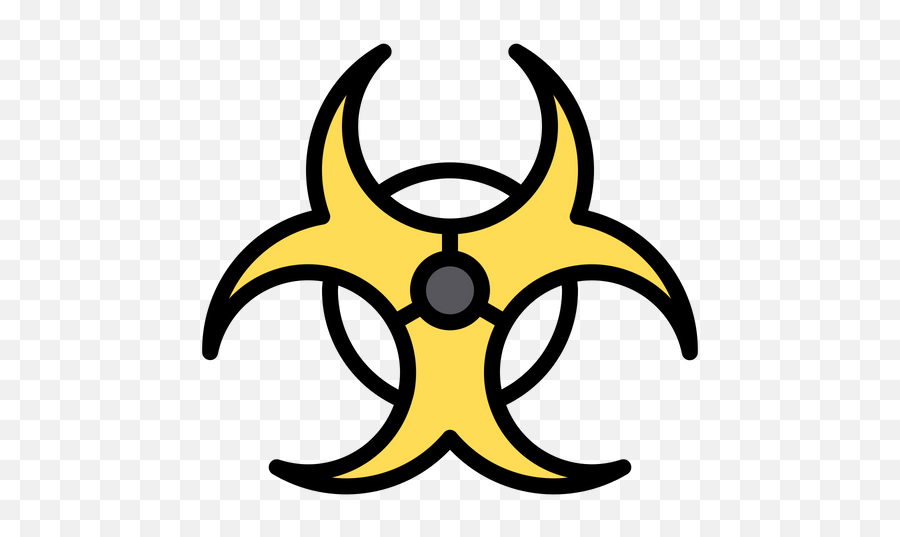 Biohazard Sign Icon Of Colored Outline Style - Available In Peligros Y Riesgos Condiciones De Segurirdad Png,Bio Hazard Logo