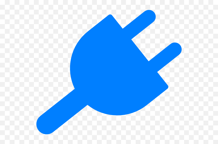 Electrical Plug Icon - Blue Plug Clipart Png,Plug Png