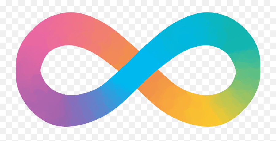 Pastel Neurodiversity Symbol - Autism Rainbow Infinity Png,Pastel Rainbow Png