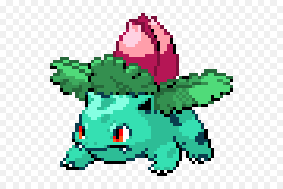 Ivysaur Pixel Art Transparent Png Image - Pokemon Pixel Art Ivysaur,Bulbasaur Transparent