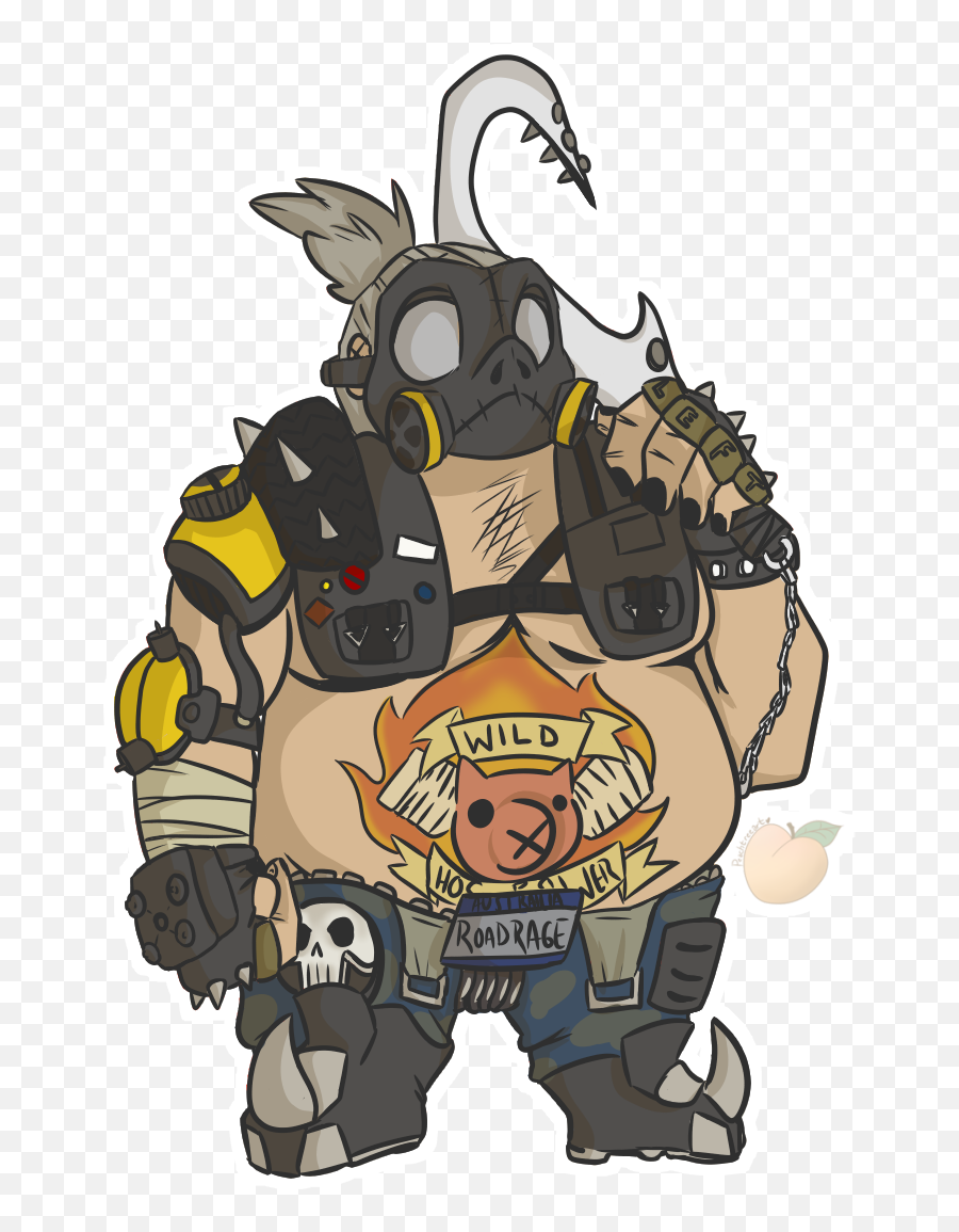 Chibi Roadhog - Cartoon Png,Roadhog Png