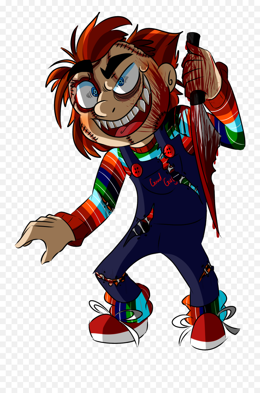 Chucky Cartoon Png Image - Chucky And Tiffany Animated,Chucky Png