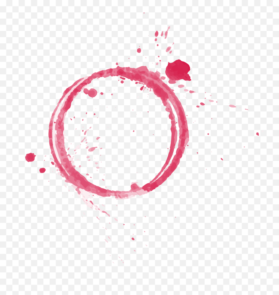 Ink Watercolor Painting - Pink Circle Watercolor Png,Watercolor Circle Png