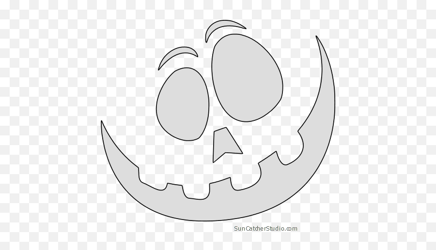 Happy - Free Pumpkin Carving Stencil Pattern Template Cartoon Png,Cartoon Pumpkin Png