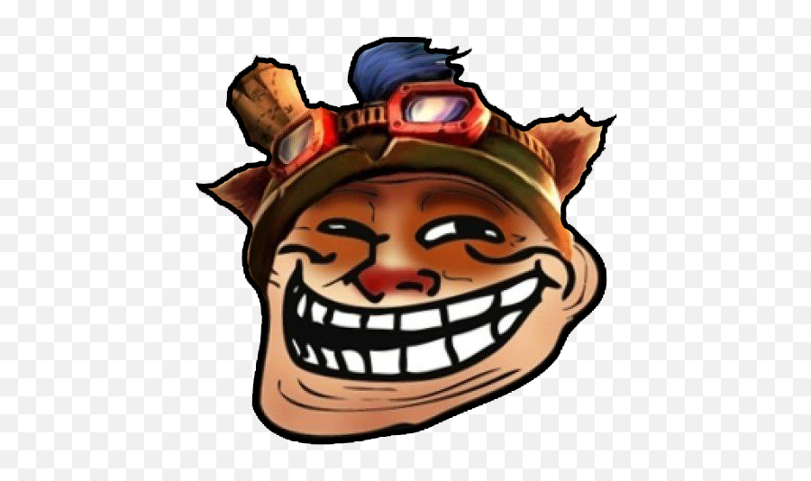 Lol Teemo Troll Face Png - Most Annoying Champion Lol,Troll Face Png No Background