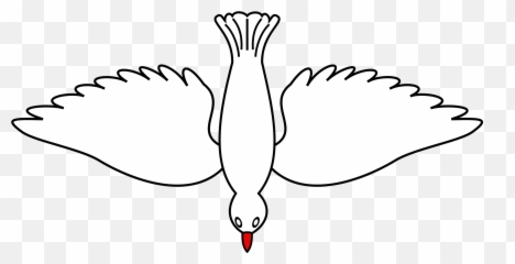 Clipart Png - Dove Flying Down