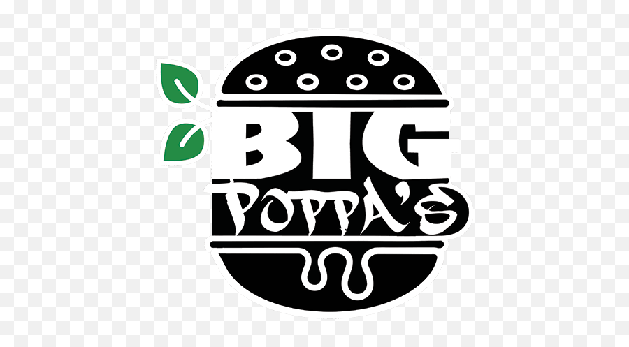 Cropped - Bigpoppaslogositevegantorontogourmetburgers Emblem Png,Burgers Png