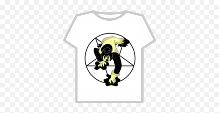 Sammy From Bendy U0026 The Ink Machine T - Shirt Roblox Reversed Pentagram Png,Bendy And The Ink Machine Logo