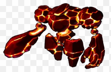 Sealed Fire Golem - Fire Golem Full Size Png Download Fire Golem,Golem Png