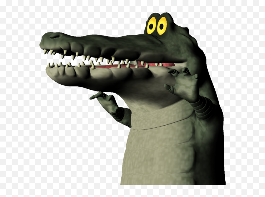 File3d Universe Toon Croc 075png - Wikiversity American Crocodile,3d Skull Png