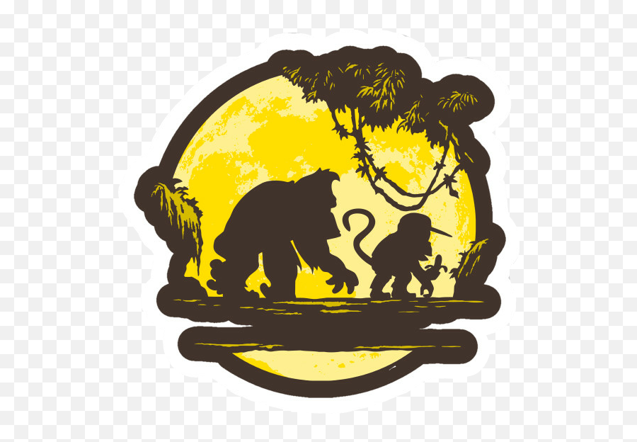 Don King Kong - Calvin And Hobbes Moon Transparent Cartoon Calvin And Hobbes Wallpaper Iphone Png,Calvin And Hobbes Png