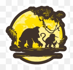 Don King Kong - Calvin And Hobbes Moon Transparent Cartoon Calvin And Hobbes Wallpaper Iphone Png,Calvin And Hobbes Png