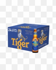 Tiger Beer 24 X 330ml - Ice png