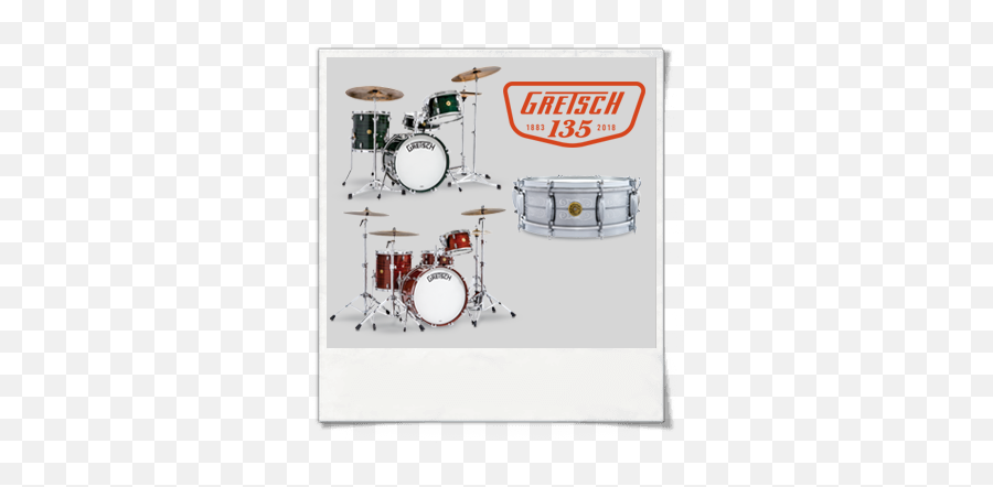 Gretsch History Drums - Gretsch Guitars Png,Drum Set Transparent Background