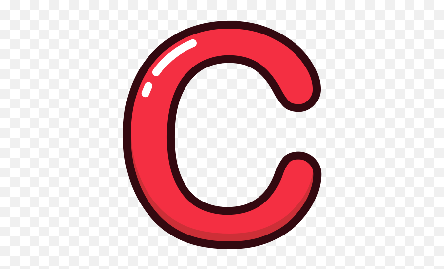C Letter Red Alphabet Letters Icon - Dot Png,C# Logo