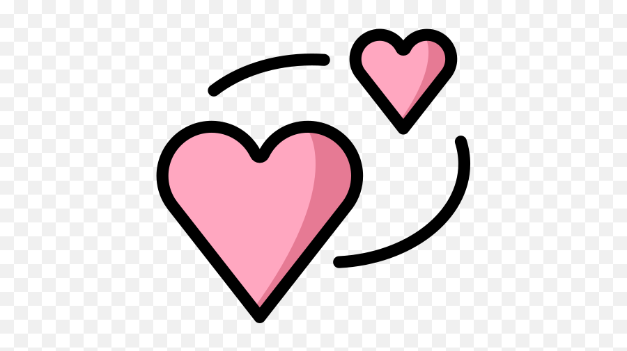 Revolving Hearts - Emoji Meanings U2013 Typographyguru Girly Png,Transparent Heart Emojis