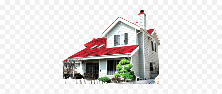 Free House With Red Roof Psd Vector Graphic - Vectorhqcom House With Red Roof Png,House Roof Png