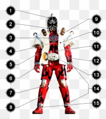 Download Kamen Rider Ghost Toucon - Himiko Ganma png