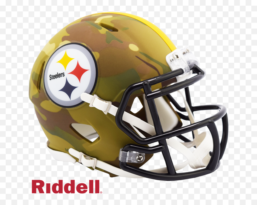 Pittsburgh Steelers Camo Mini Speed - Football Helmet The Bears Png,Pittsburgh Steelers Png