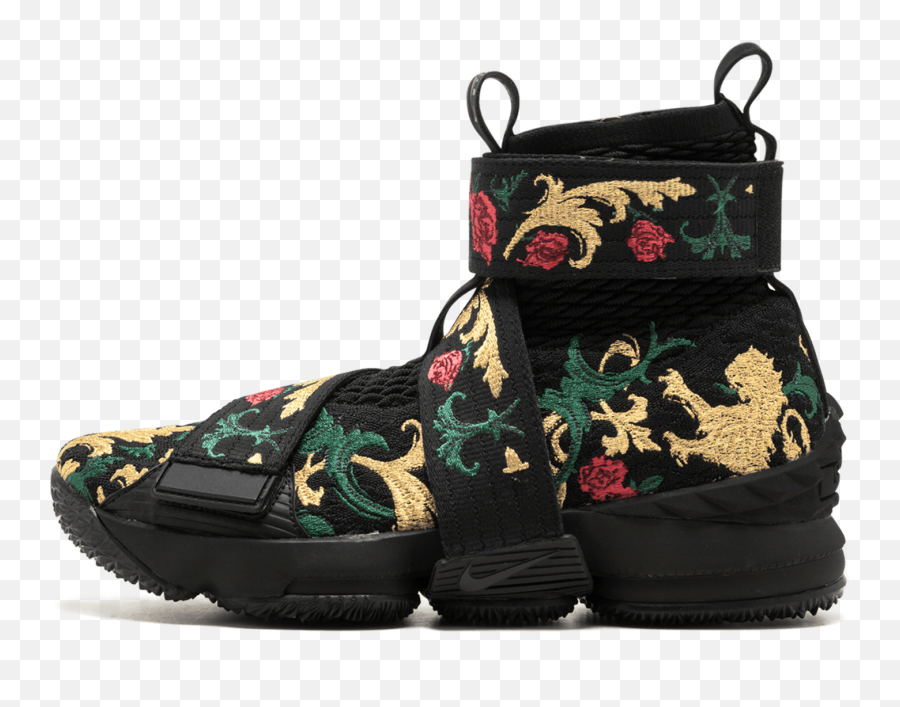 Download Classic Nike Lebron 15 Lif Kith - Kings Crown Nike Round Toe Png,Lebron James Dunk Png