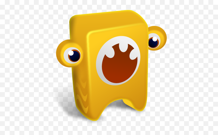 Yellow Monster Icon Png Clipart Image - Fasticon Creature,Monster Icon