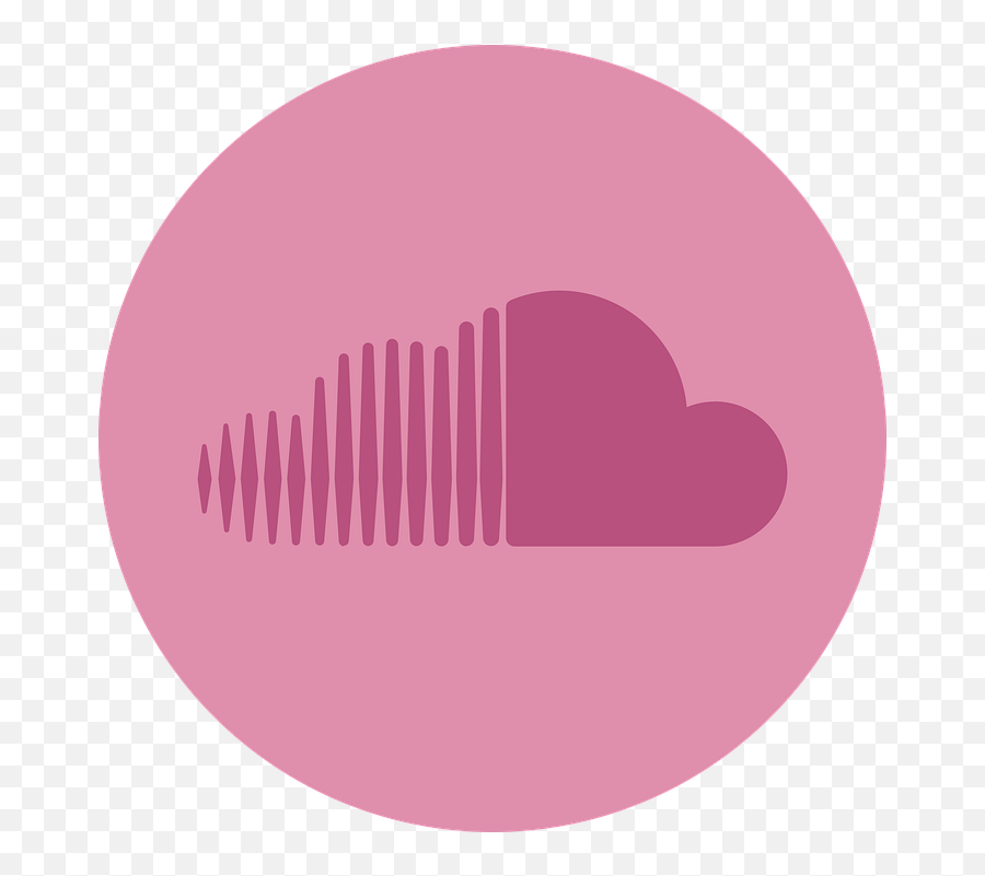 Soundcloud Logo Icon - Free Vector Graphic On Pixabay Soundcloud Cartoon Logo Pink Png,Like Icon Free Vector