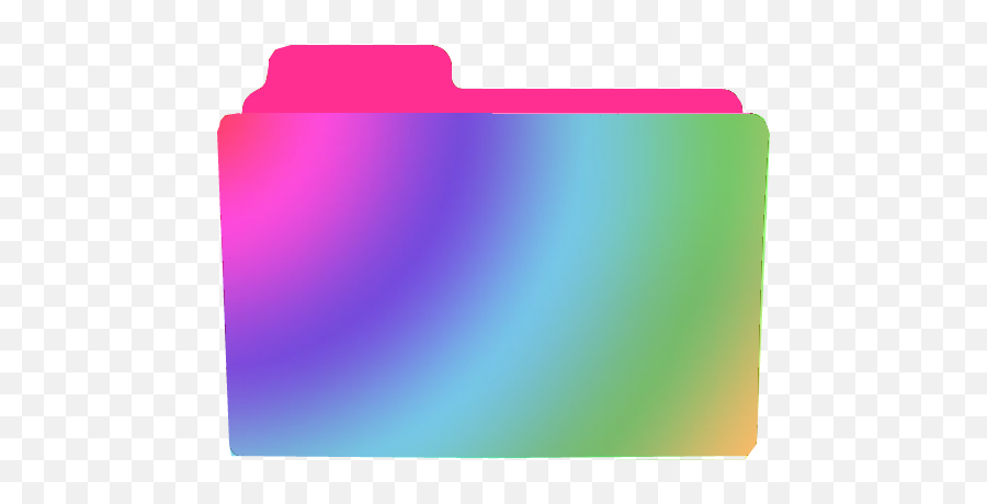 Cool Folder Icon - Rainbow Folder Icon Mac Png,Rainbow Folder Icon