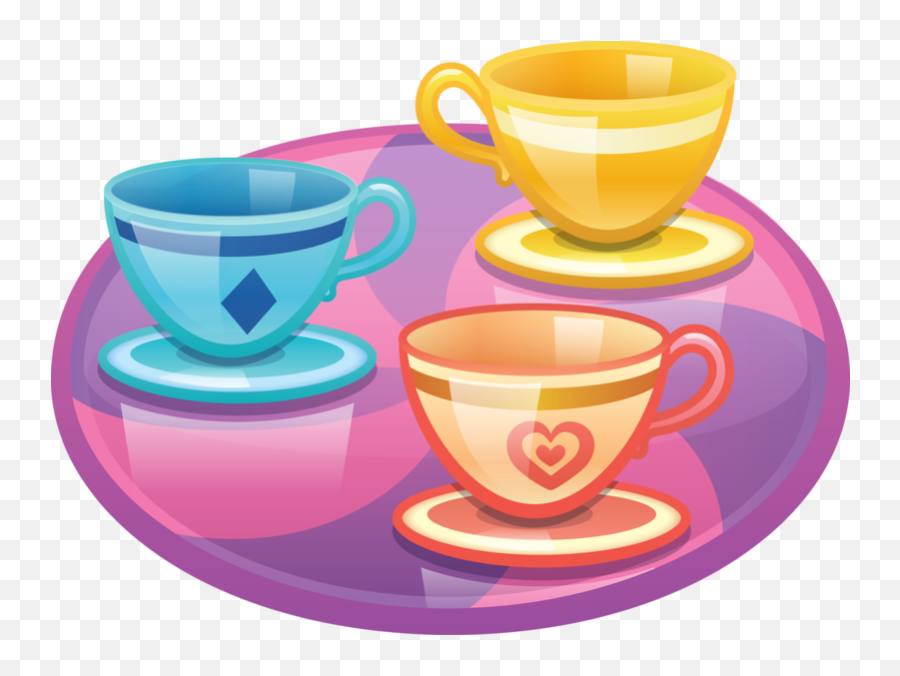 Disney Tea Cups Clipart Hd Png Download - Full Size Saucer,Disney Icon Wallpaper