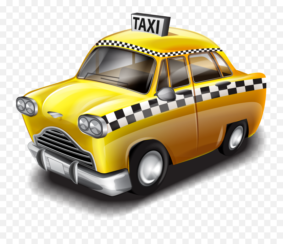 Taxi Png Images Cab Yellow - New York Taxi Cartoon,Taxi Cab Png - free  transparent png images 