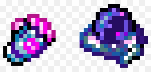 Terraria Nebula Weapons Pixel Art Maker - Pixel Art Terraria Weapon Png,Nebula Png