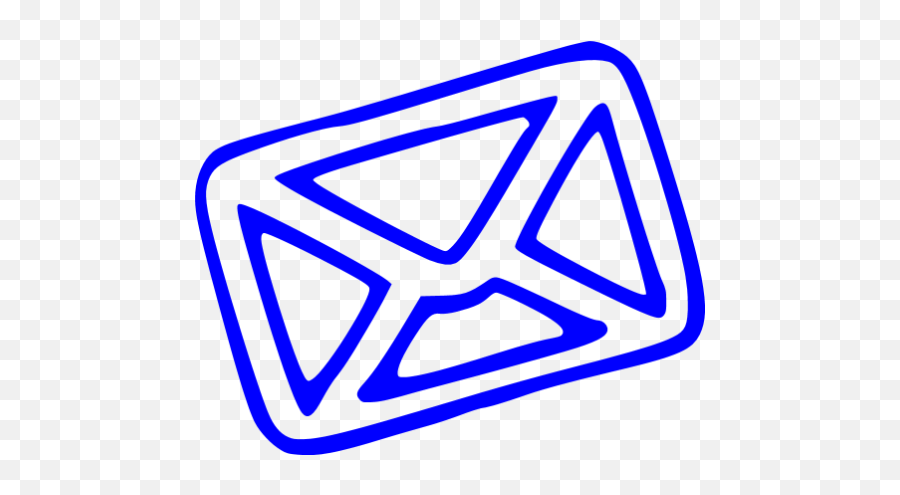 Blue Email 8 Icon - Free Blue Email Icons Dot Png,Email Icon Png Blue