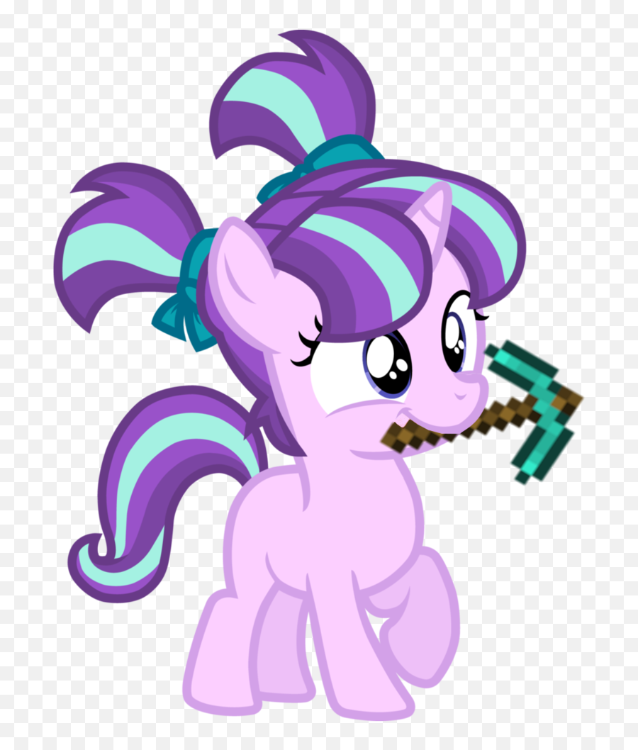 Download Monstie64 Cute Diamond - Filly Starlight Glimmer Png,Diamond Pickaxe Png