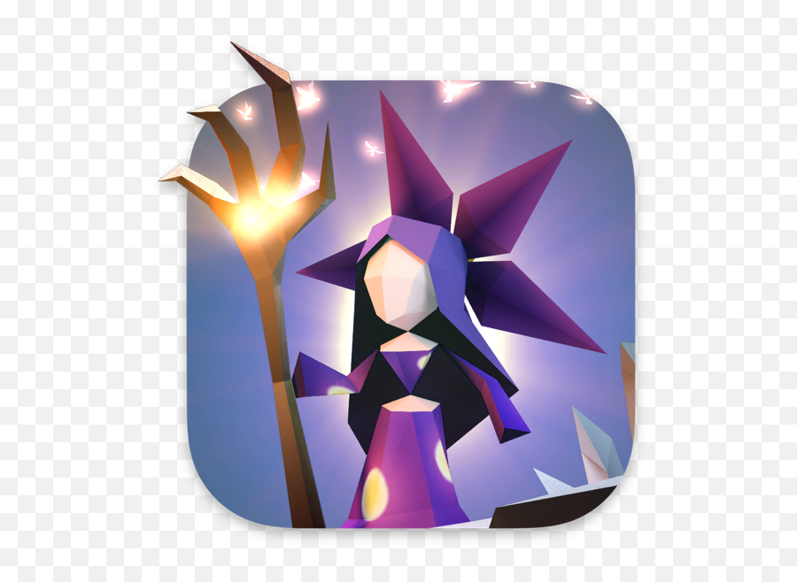 The Enchanted World - Fictional Character Png,Purple Triangle Icon